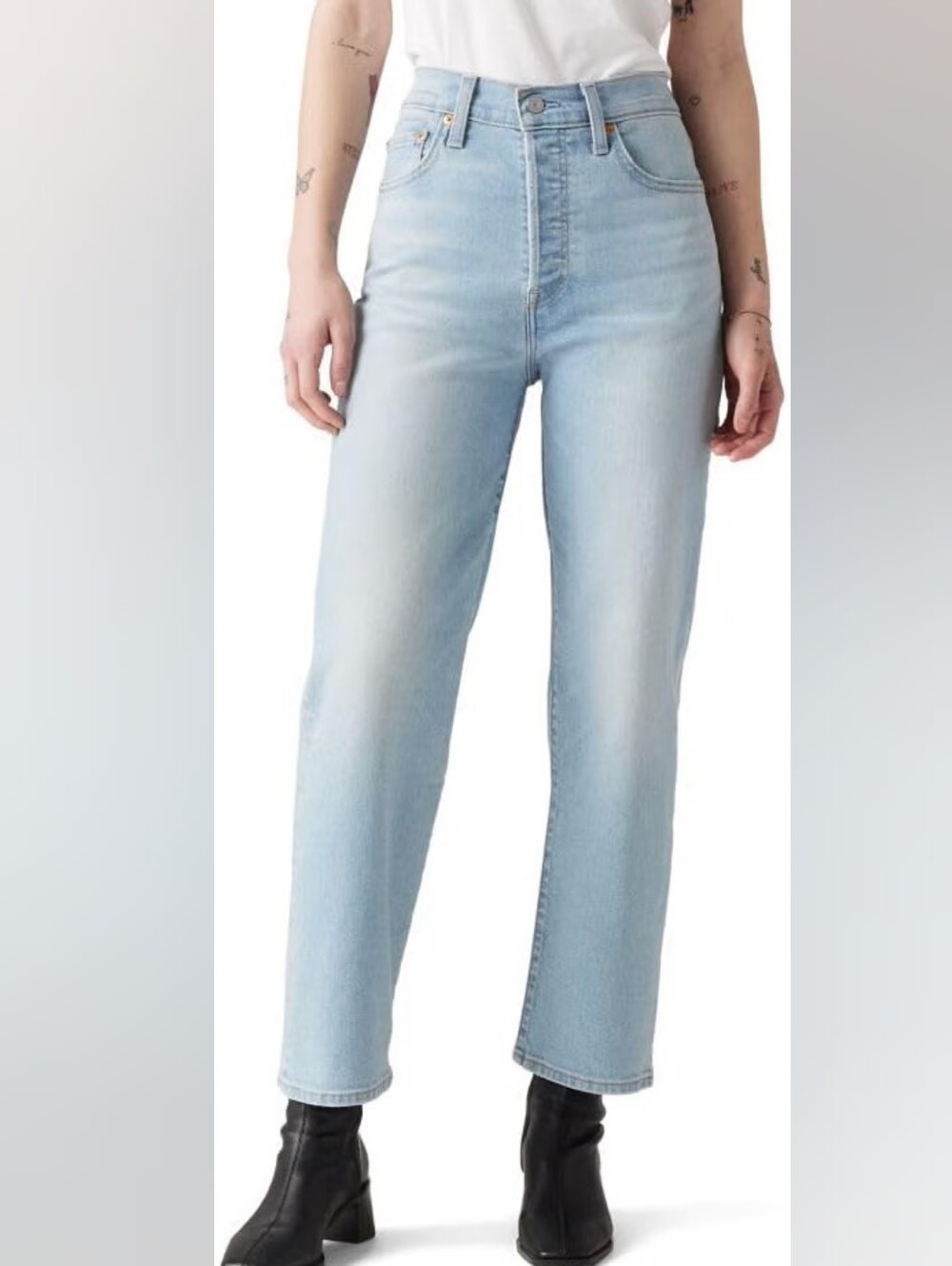 Levi's Ribcage Straight Leg Jeans